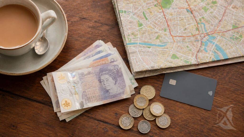 Tabla de viaje y finanzas para Londres